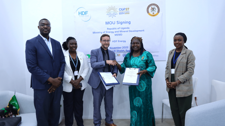 French hydrogen power plants developer, HDF Energy MoU to setup hydrogen electricity plant in Uganda
